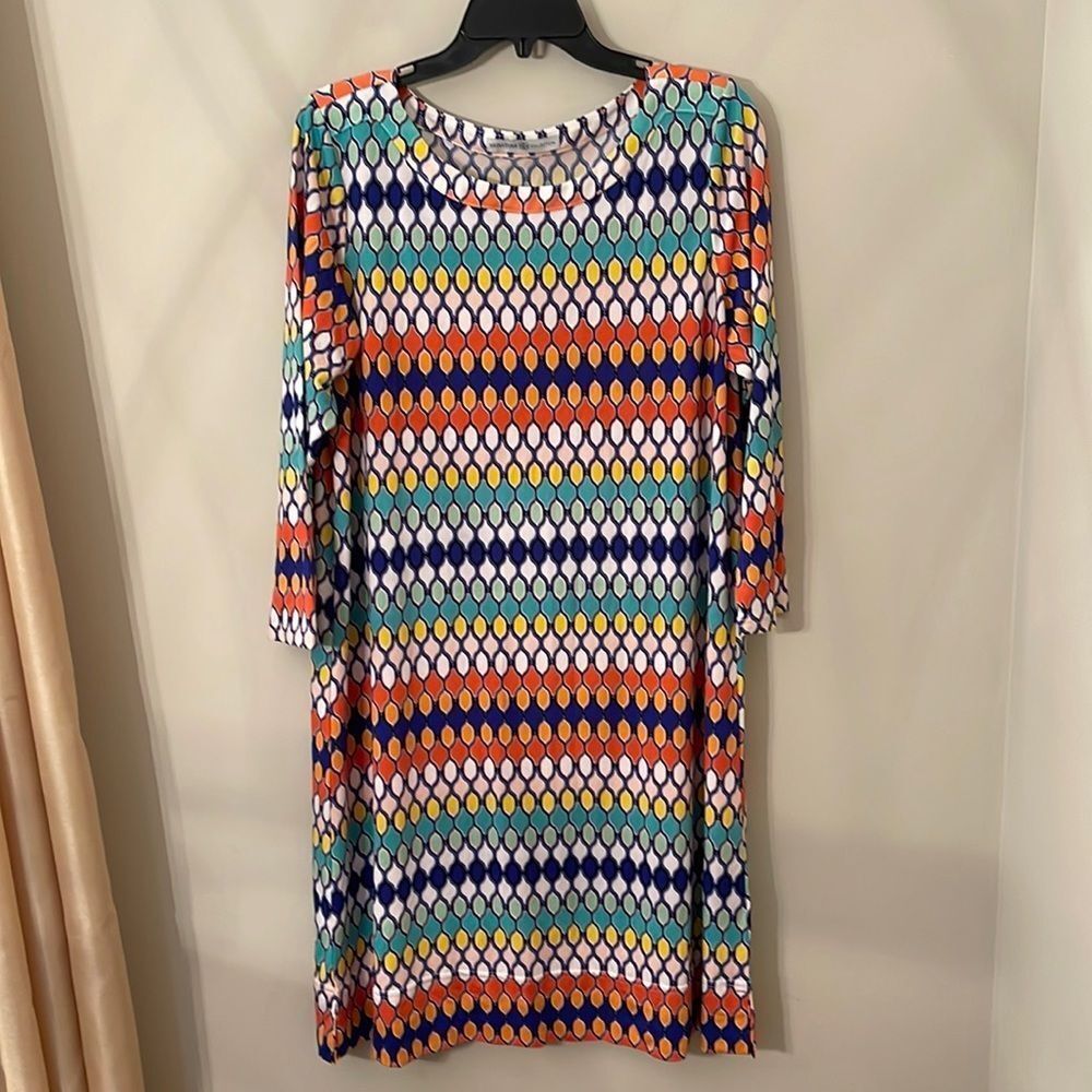 Avon Signature Collection Ellen Dress Muti Color Size Large 12/14 New